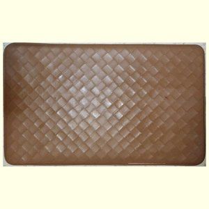 1/2" thick Cushioned Basketweave Non-Skid Anti-Fatigue Chef Mat